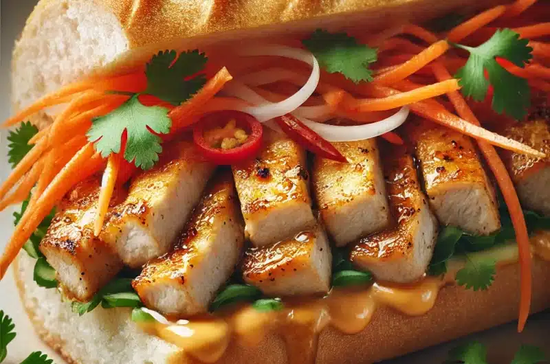 Banh Mi Vietnamien (Sandwich Street Food)